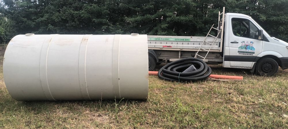 Fose septice ecologice cu montaj, sistem de drenaj