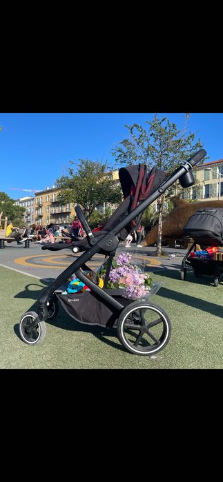 Количка Cybex  Balios S Lux Ferrari black+столче за кола Cybex Ferrari