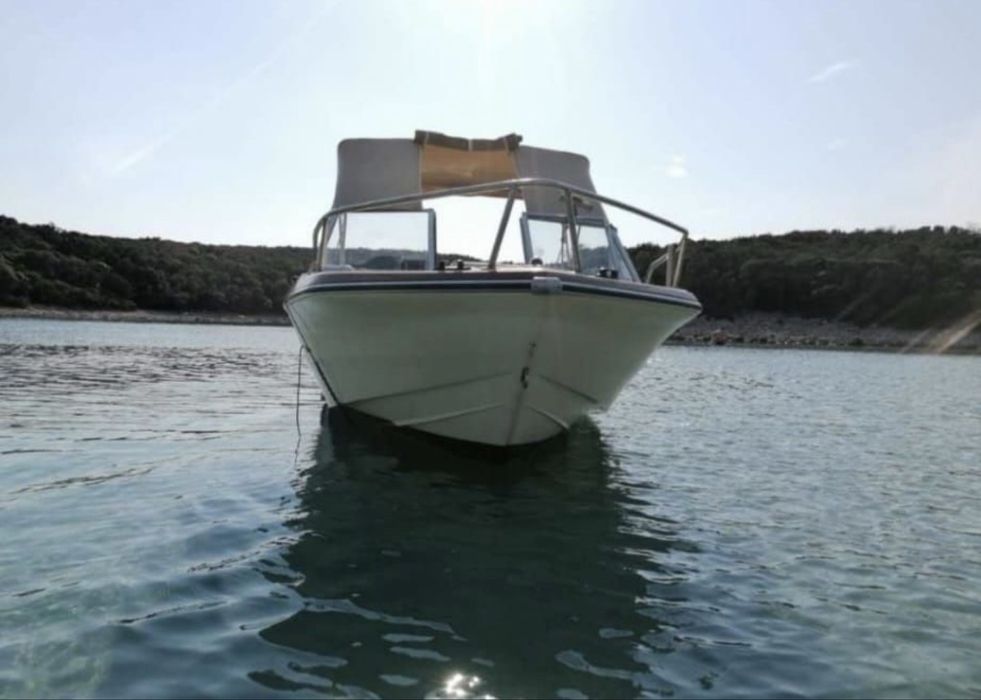 Glastron V184 – motor V8 Ford 302 + Volvo Penta AQ270 – barcă sport + remorcă Harbeck