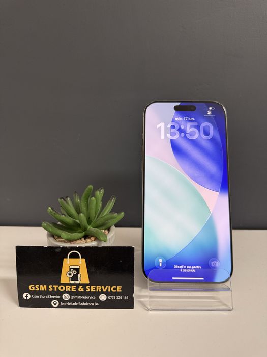 Iphone 16 Pro Max Natural Titanium 2 Ani Garantie Gsm Store&Service