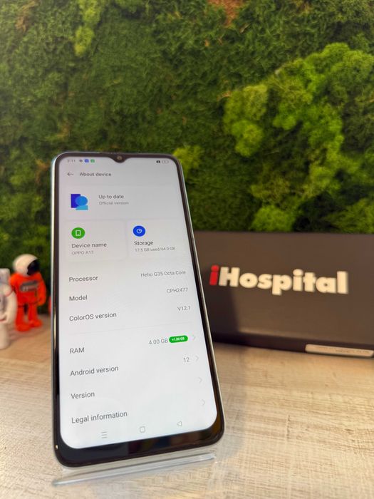 Oppo A17, Albastru, 64GB #12001