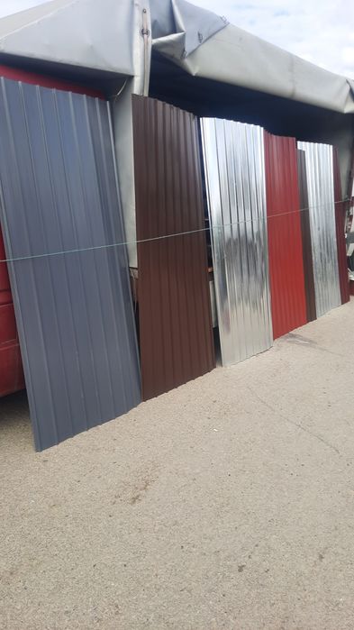 Tablă cutată zincata zinc aluminiu colorată preț negociabil transport