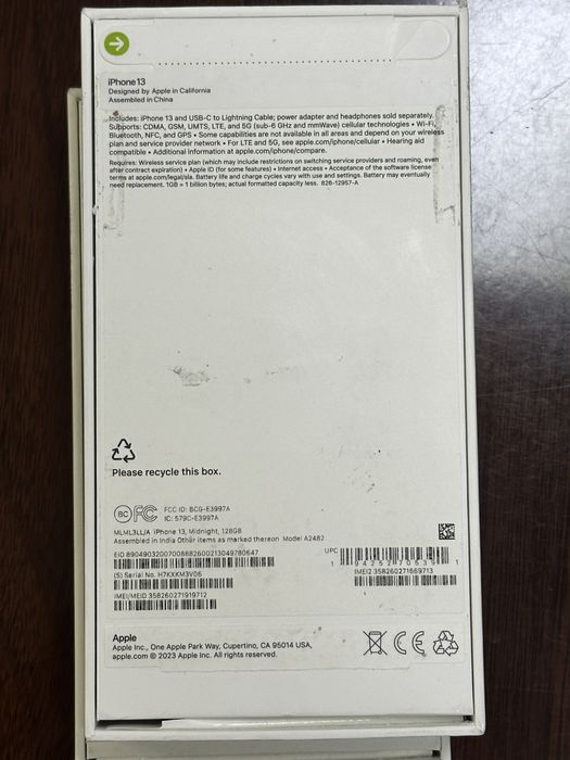 iPhone 13 128gb Midnight