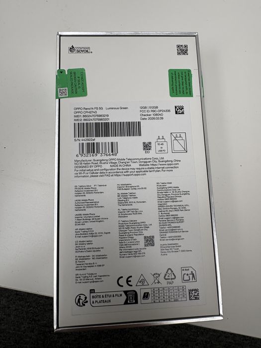 OPPO RENO 14 FS 5g 512g