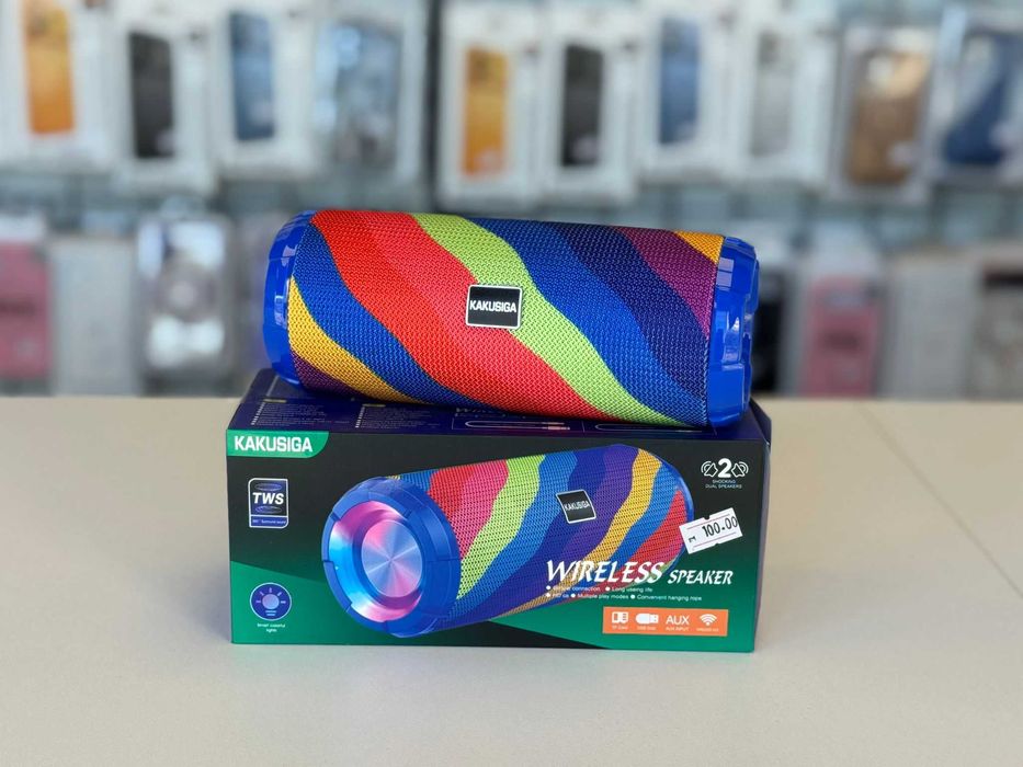 Boxa portabila, Bluetooth 5.0, Lumini LED, autonomie 4h