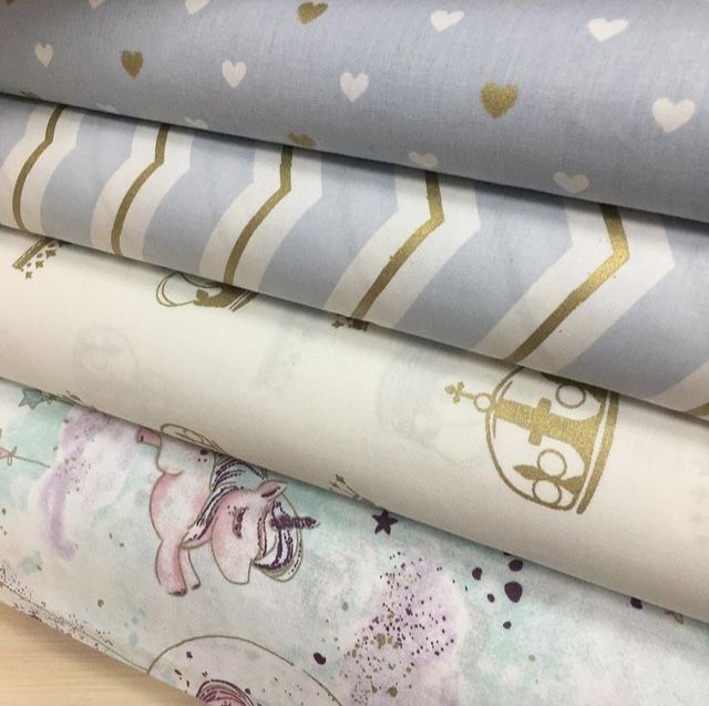 Ранфорс с глиттером(Турция)