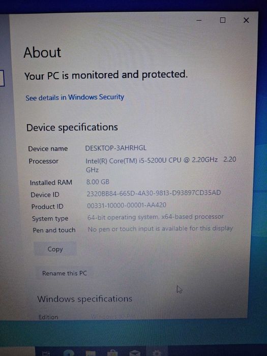 Vand Laptop Lenovo ideapad 100-15IBD