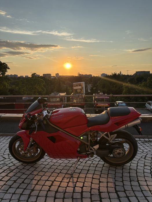 Ducati 916 Biposto (1998) – 26.300km, stare impecabilă, înmatriculată – 9.200€