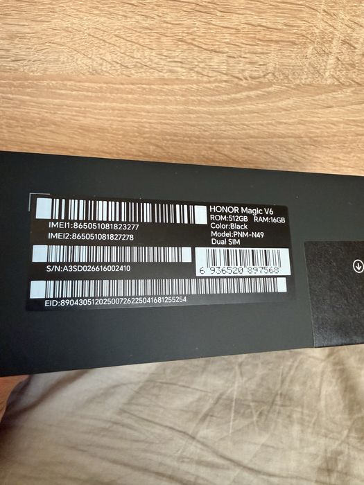 Honor Magic V6 512GB Black Черен