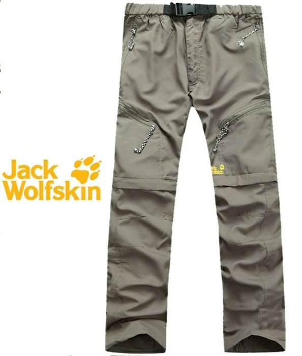 Jack Wolfskin штаны-шорты - трансформеры 2 в 1 с плетением рипстоп.
