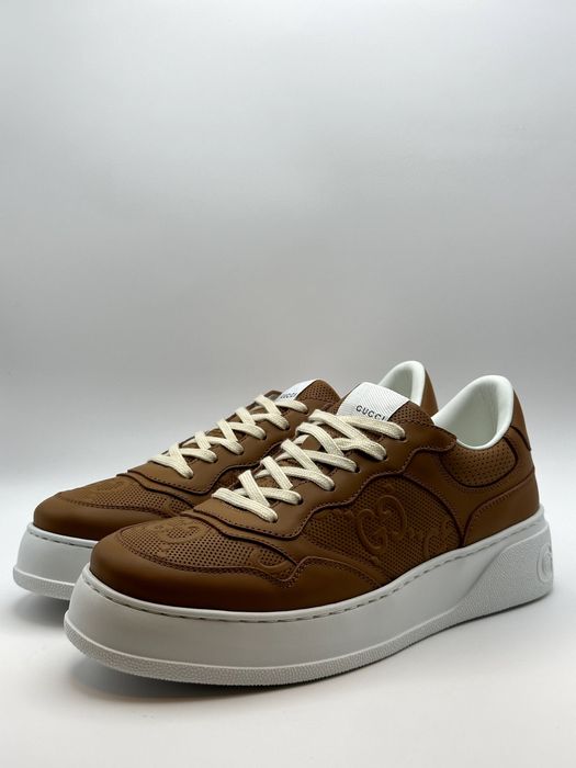 Gucci Classic Brown White Sole Sneakers