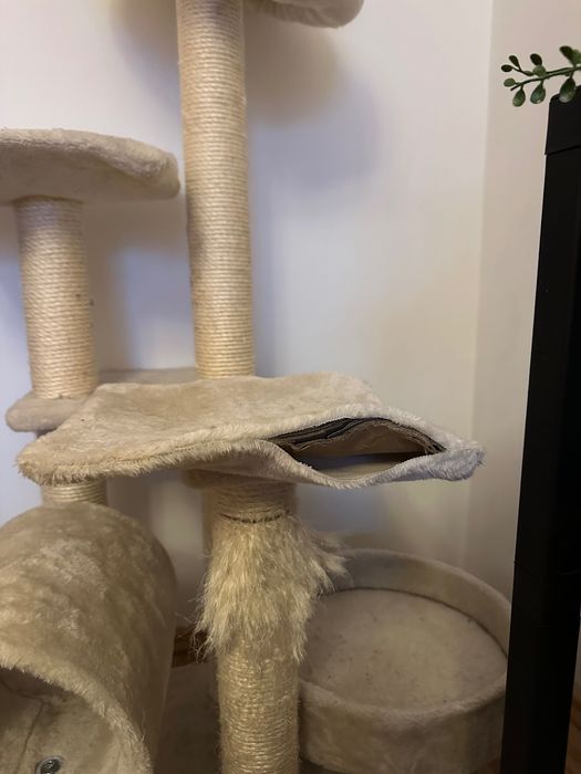 Ansamblu de joacă pisici cu stâlpi de sisal