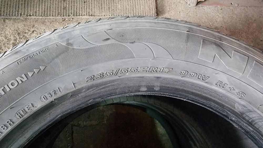 Шина в среднем состояние