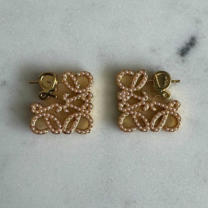 Cercei Loewe Pearl Pave