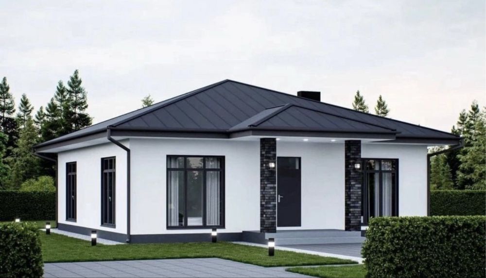 Vand case modulare pe structura metalica