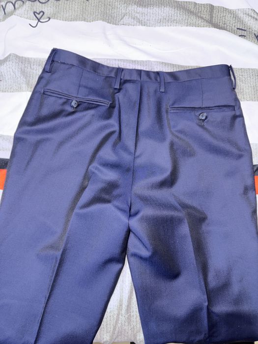 Costum întreg sacou pantaloni Tata & Fiul M bleumarin albastru