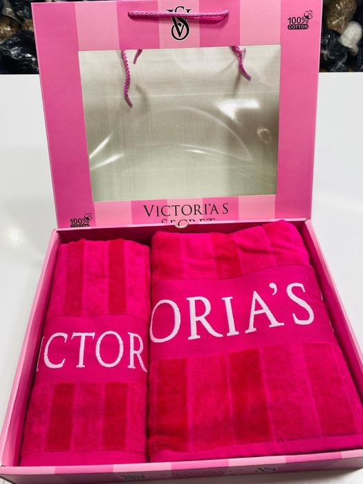 2 бр хавлия в кутия 100% памук луксозни