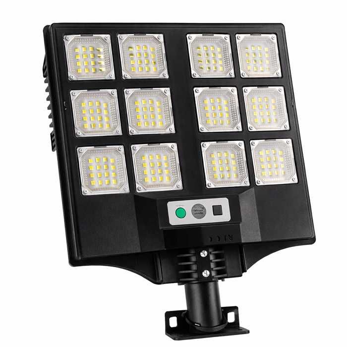 Соларен LED прожектор 200W – мощна светлина, дистанционно и сензор