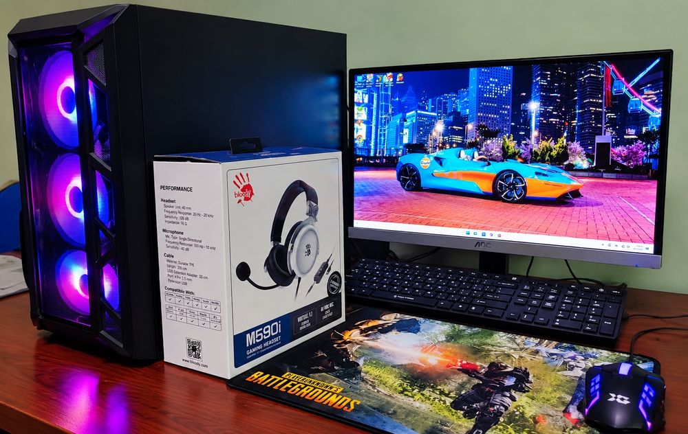 Игровой комплект Ryzen 5/16GB/Asus RX 580 8GB
