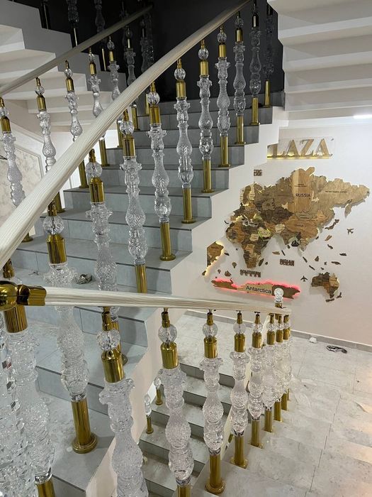 Установка перила из нержавейки