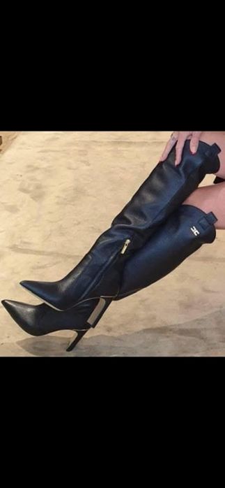 Elisabetta Franchi ботуши от естествена кожа