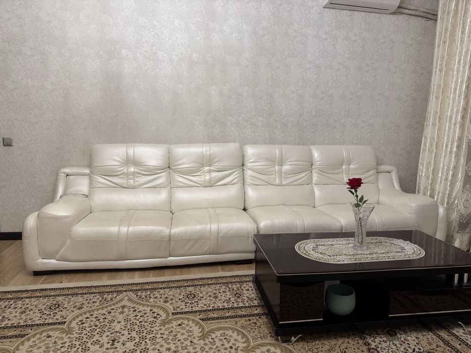 Телевизор большой белая диван мебель