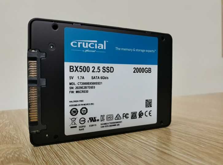 Ssd 2TB 2 terra Crucial BX500  by Micron  2000gb