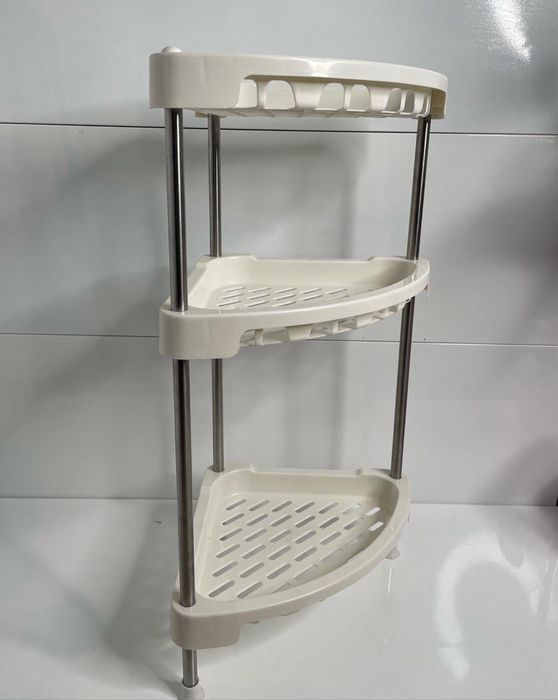 Угловая полка для ванной