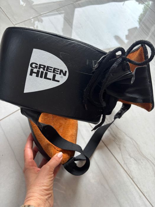 протектор за бокс от естествена кожа за слабиниGreen Hill