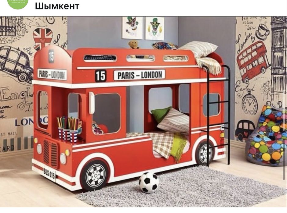 Двухярусная детская  кровать