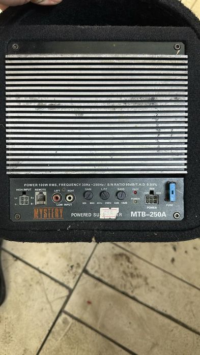 Саббуфер в хорошем состоянии