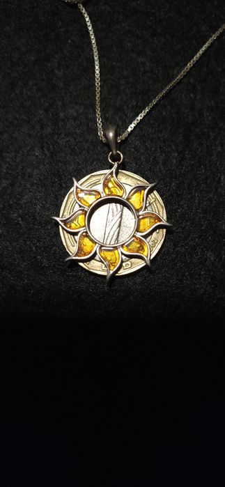 Сребърни бижута пр.925 с кехлибар