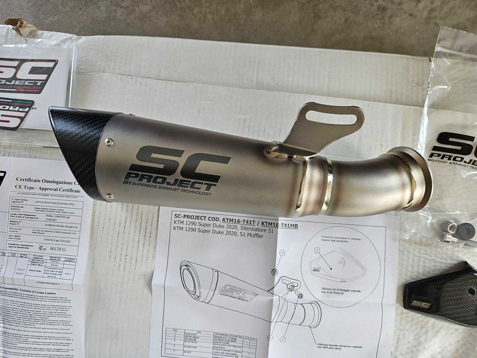 Оригинален ауспух SC Project за KTM Super Duke 1290 2020г.