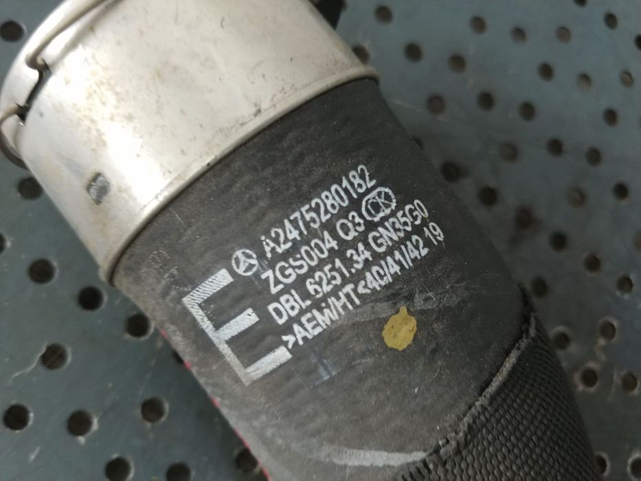 furtun intercooler 1.3 t b  mercedes b-class w247 2020 a2475280182