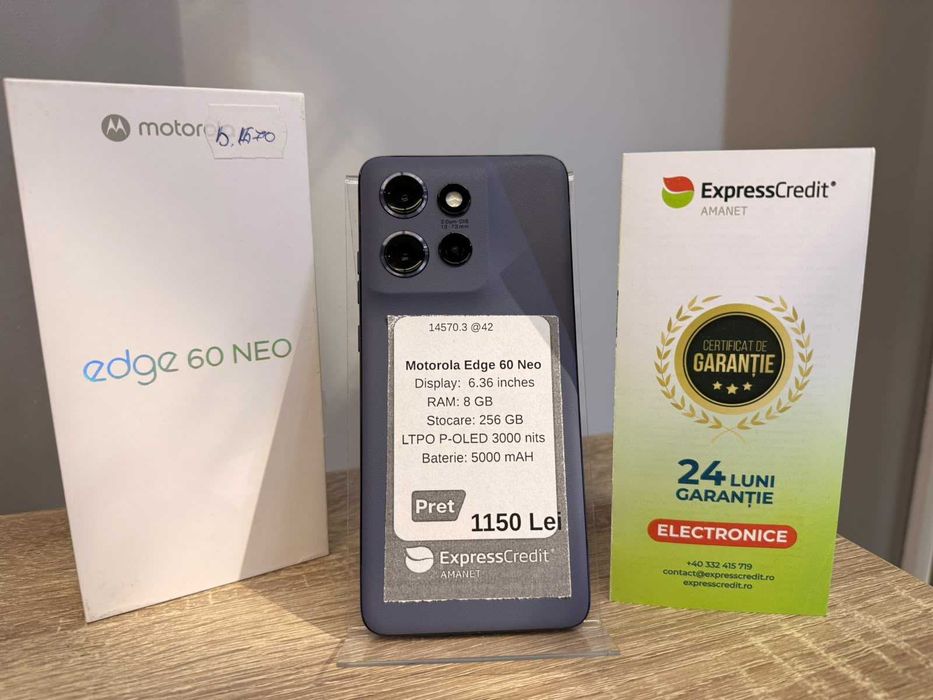 (AG42) Telefon Motorola Edge 60 NEO 5G *2 ANI GARANTIE* (B14570.3)