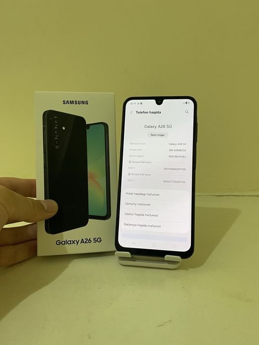 Samsung A26 5G (6/128) srochna sotiladi