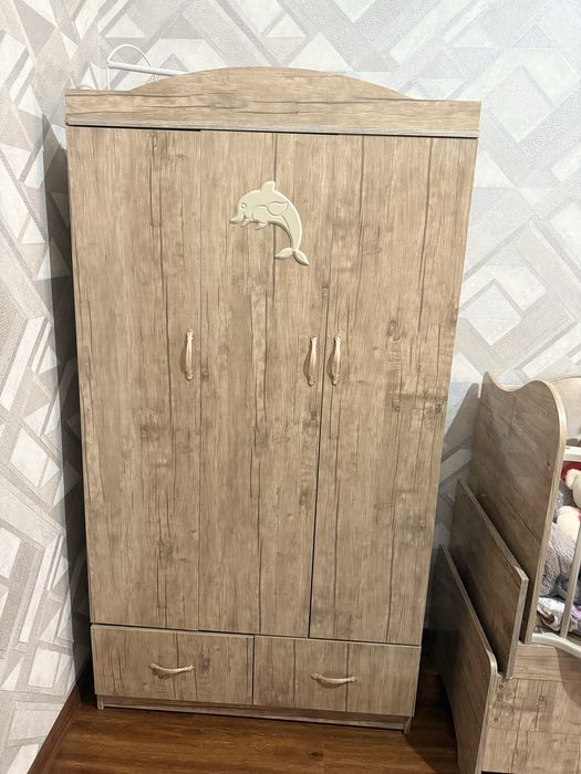 Детский шкаф ва кровать сотилади