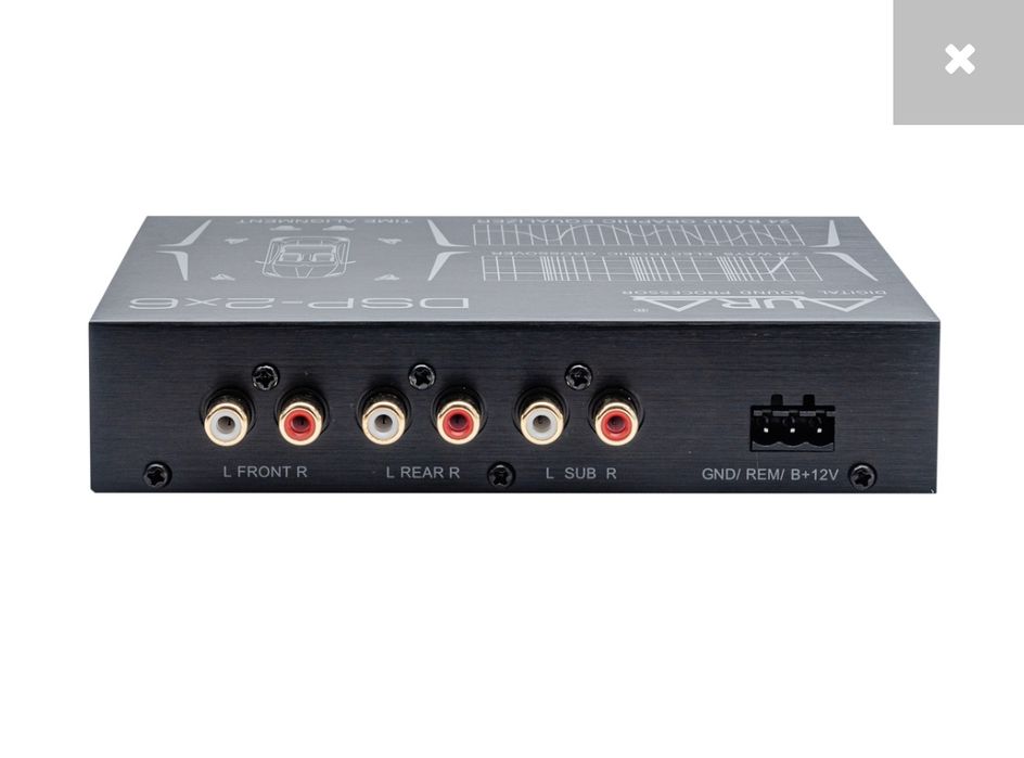 Автомобильный процессор Aura dsp 2x6