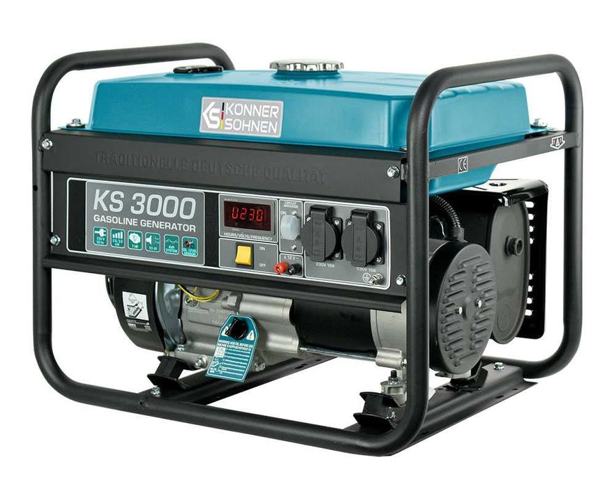 Generator de curent pe benzina monofazat 3.0 kW Konner KS 3000