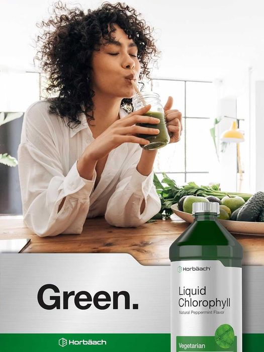 Хлорофилл Horbäach Chlorophyll Liquid Drops 478 мл Америка