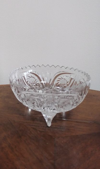 Кристална купичка + свещник