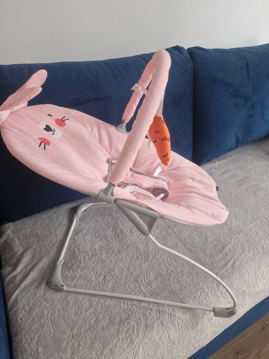 Leagăn Bebeluș Iepuraș roz