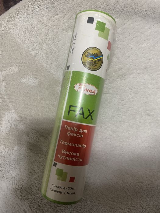 Продам факсовую бумагу