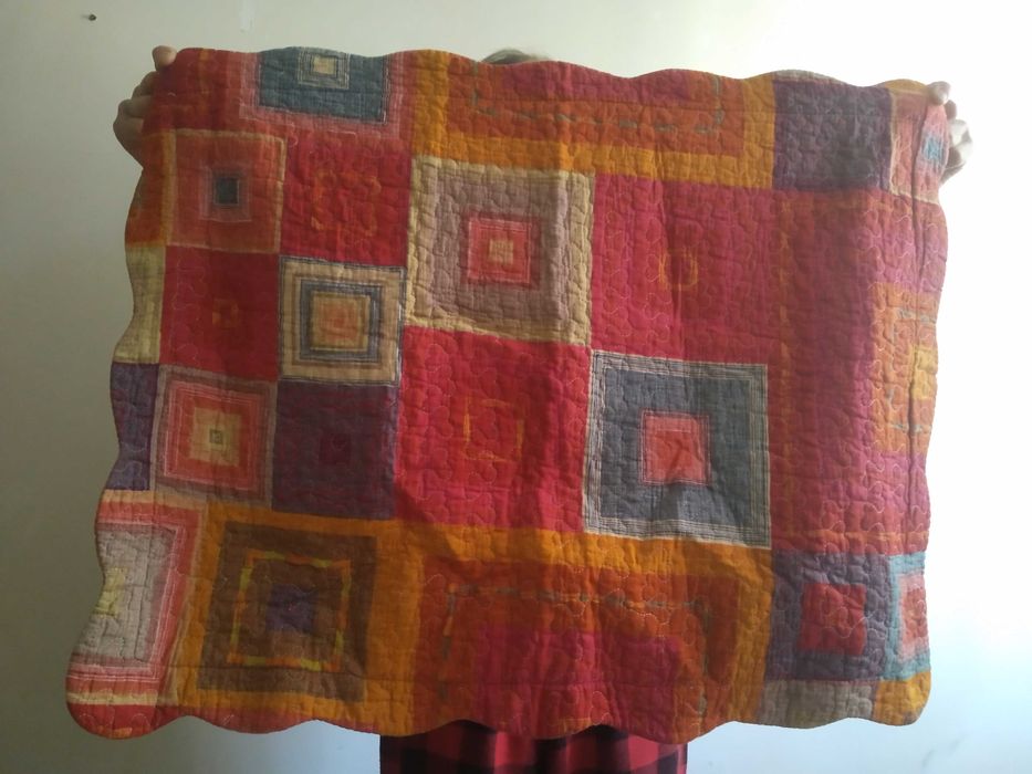 Двусторонний плед/покрывало + чехол для подушки