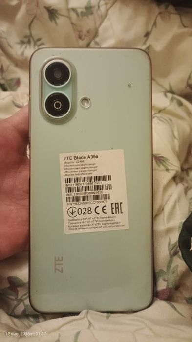 Телефон zte a35e 128гб