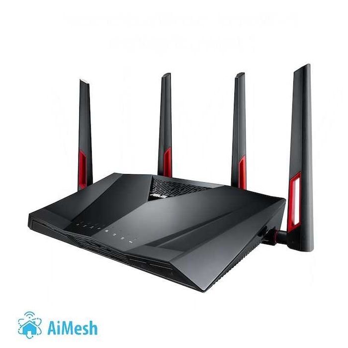 Router Wireless Gaming ASUS RT-AC88U, AC3100, Dual-Band, AiMesh
