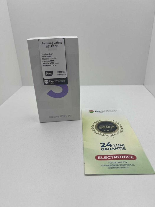Samsung S21 FE 5G (A16 Moldova B42035) Garantie 2 Ani!