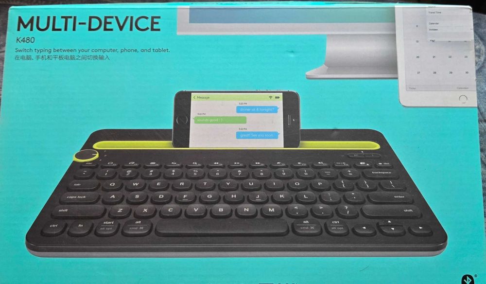 Tastatură standard Logitech K480, Bluetooth, WINDOS/ANDROID/IOS, noua