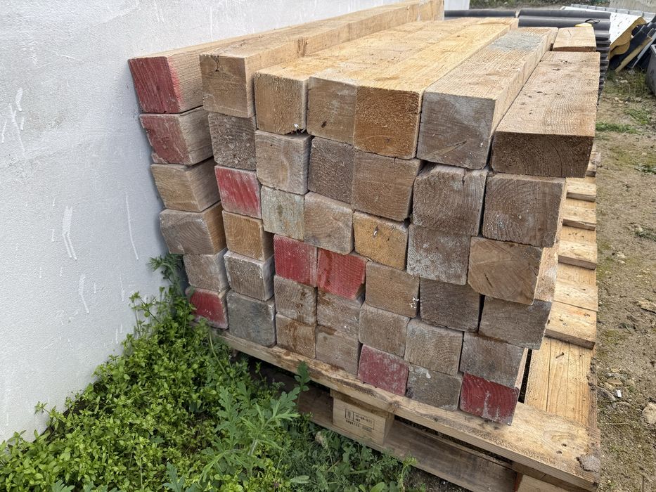 Дървени греди 10х10 / 132см