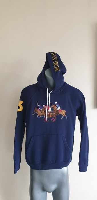 POLO Ralph Lauren Racing Horses Hoodie / L ОРИГИНАЛ! Дамски Суичър!